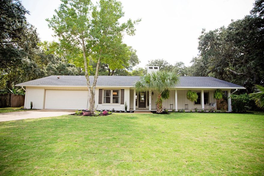 SIMPLY STUNNING Completely Remodeled home - TRULY a ''Must See''! Nestled in one of the most desirable neighborhoods in Fort Walton Beach. This fully renovated 5/4 pool home was completely updated in 2014. Most Everything is new! Amazing Split floor plan with 2 master suites. Brand New Roof, TWO new A/C/Heaters. New Sprinkler Pump. New Sod & landscaping. New dark hand scraped wood flooring, tile & carpet. Brand new gourmet kitchen with island and hop up bar. Granite counters and marble chevron backsplash. Oversized fridge & freezer are a chefs dream! Two master bedrooms with French doors to pool deck. Updated electrical & plumbing. ALL new fixtures throughout. All four bathrooms are tiled with tile showers and decorative mosaic tiles. Two have bathtubs. New garage door.