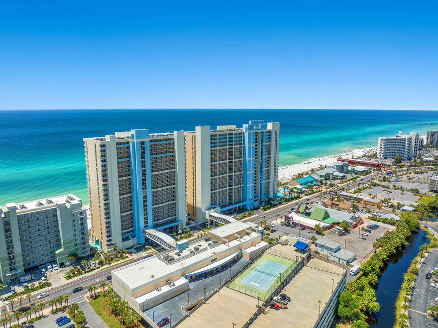 Gulf-Front Luxury with Endless Amenities: Experience the best of Panama City Beach from Majestic Beach Resort Unit 1906, a beautifully updated one-bedroom, two-bath condo with breathtaking Gulf views. Perched on the 19th floor, this coastal retreat is designed for up to four guests, offering the perfect blend of comfort and style. The private bedroom features a king bed, while a built-in bunk nook adds extra space for family or friends.Step out onto the private balcony and take in sweeping views of the Gulf, perfect for enjoying outdoor dining as the sun sets. Inside, the open living space is filled with natural light, complemented by a fully equipped kitchen with full-size appliances and a dishwasher. Two bathrooms, an in-unit washer and dryer, high-speed Wi-Fi, and a Smart TV ensure every convenience is at your fingertips.

Majestic Beach Resort is packed with amenities, including five swimming pools, three hot tubs, and 650 feet of sugar-white sand beach with direct access. Guests also enjoy a fitness center, movie theater, tennis and pickleball courts, a game room, and multiple on-site dining options, from a Starbucks caf?? to a seasonal poolside grill. Covered parking, lightning-fast elevators, and 24/7 security ensure a stress-free vacation home from start to finish.

Centrally located near Pier Park, Aaron Bessant Park, and some of the area's best restaurants and shopping, Majestic Beach Resort 1906 offers the ultimate combination of location, amenities, and Gulf-front living!