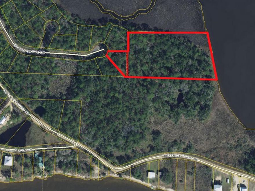 Here's your chance to invest in over 4.2 Acres with 300 feet of water frontage! This lot is being sold together with Lot 20 making their combined length over 600 feet deep. This size lot gives you the opportunity to have a single stately home or subdivide for multiple homes with water access. The covenants and restrictions for Cross Creek Shores also allow commercial activities for this property, specifically a marina. Prime location at the end of a secluded cul-de-sac surrounded by mature oak and pine trees. Cross Creek Shores offers homeowners a park with a boardwalk to LaGrange Bayou (Intercoastal Waterway) and a community tennis court. This community has underground utilities and uses city water. There are also Restrictive Covenants in place to protect property values. No HOA dues
