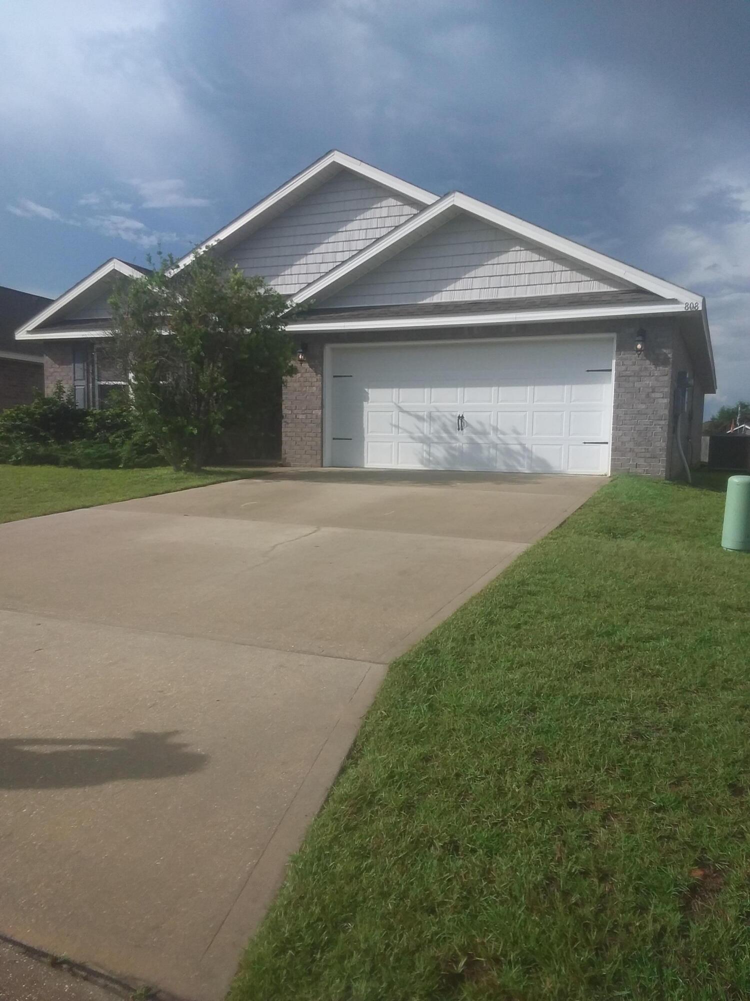 Welcome to your all brick, 4 bedroom home with open concept and split floor plan. VA Assumable loan at 5.5% interest rate with low equity. Built in 2019, not in a flood zone and underground utilities equals low home owners insurance. Enjoy a community dog park, pool, playground and large upscale pavilion equipped with open air kitchen and seating for 40. Entertain poolside or in your large open living and dining area that leads out to a fenced back yard. Kitchen has stainless steel appliances, a large pantry and granite island and countertops. Quick move in possible. Seller has a survey and providing a home warranty for peace of mind. Near Duke Field, Hwy 10 and new shops and malls with EV hookups. Welcome to The Emerald Coast. Professional photos coming soon.