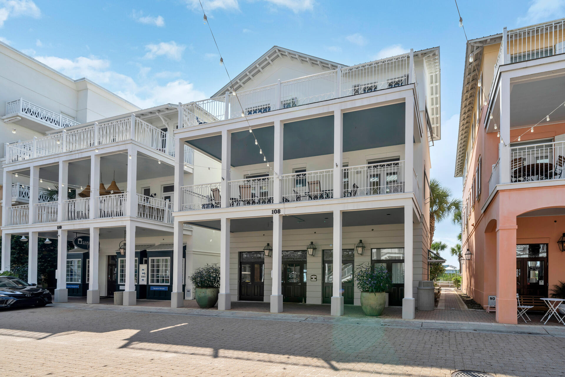 This is a rare investment opportunity to own a 3 bedroom unit in gorgeous Carillon Beach under $1 million with low HOA and fantastic rental income! This multi-story unit has three covered porches and a sun deck with the porch from the 2nd floor living room and the 3rd floor master sun deck facing beautiful Carillon Lake. The 3rd floor master and king bedrooms each have very spacious ensuite bathrooms with whirlpool tubs and separate walk-in showers. One of the best features of this beautiful
