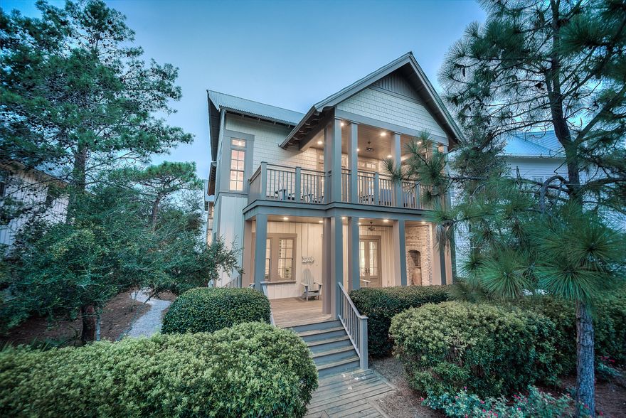 Amazing Value for Prime Phase 3 location. Recently Renovated with newly refinished hardwood floors and updated furniture. Located steps from Frog Pool, playground and bridge to beach. Designed by Thurber Architecture, no detail was missed with v-groove wood ceilings, solid wood doors/quality hardware, professionally designed kitchen with marble counters and Viking appliances. 5BR House with 4BR in the main and has a large carriage house with a full kitchen, separate bedroom, bathroom and walk in closet - house sleeps 12+. Includes a large 2 car garage. Rental Projections $128K annually.
