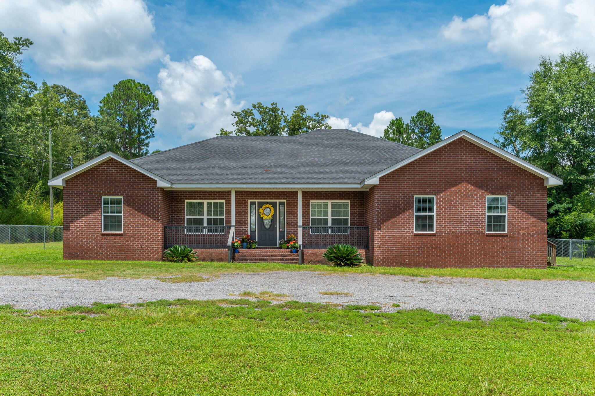 This meticulous maintained brick home is a must see. If you are in the market for something with a little seclusion but don't want to give up convenience this home may be the one for you. This great home is located approximately 10 mins to the developing North End of Crestview and within an hour to our local bases and white sandy beaches along the Emerald Coast. Inside you are greeted with tons of space making it the perfect place for a larger family or your growing family. The home features 4 bedrooms, 2 bathrooms, a office you can use as a 5th bedroom and to top it off you have a 400+ sqft bonus room that can be used as an awesome family game room or a second living area.Photos from before current Tenant moved in.