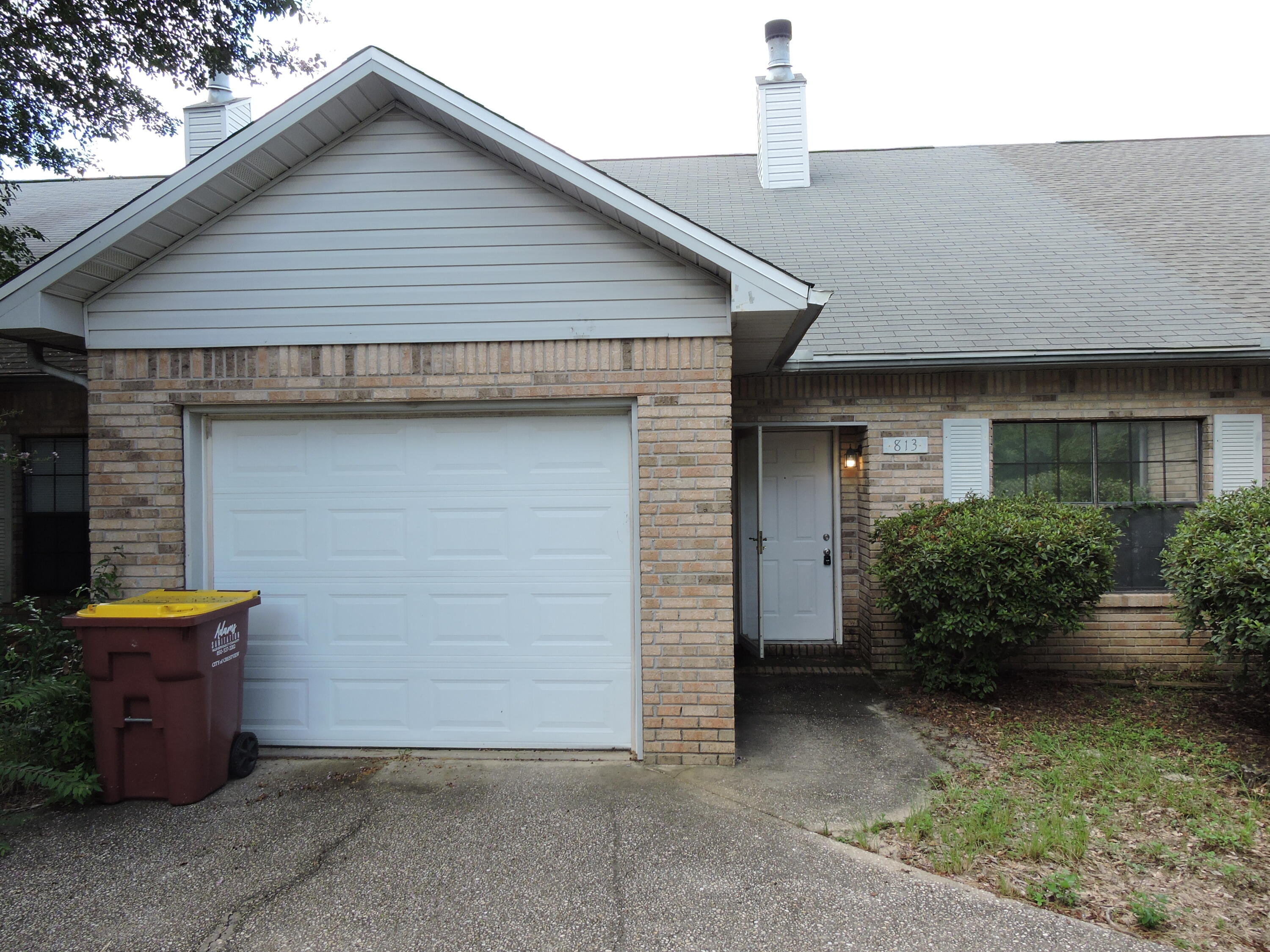 Available Now! Conveniently located 2 bedroom/2bath townhome with solid surface flooring throughout(LVP, Tile, laminate). The living room features a wood burning fireplace, cathedral ceilings and opens up to the dining area. The galley style kitchen features ample cabinet and countertop space. Both nice sized bedrooms are located upstairs with ample closet space with an additional bathroom.