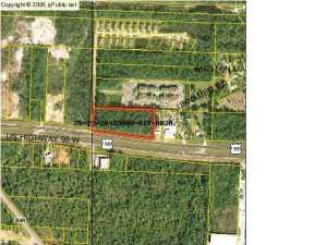 3.93 acres Walton county map. 427 feet of frontage on Hwy 98 and 251 feet of frontage on Hunters Road. Great location for your business in this busy, growing area in a high visibility traffic area with a four-lane highway. Call Today !