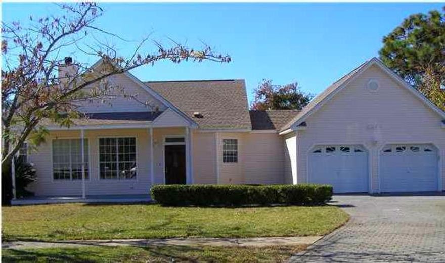 4 Bedroom, 2 Bath spacious home in East Navarre with a pool on a quiet street situated on a cup-de-sac and ready for a new owner. Pool homes like this don't last long! Located on a quiet street shaded with large oak trees and within just a few minutes to beaches and shopping. Open and inviting, the living room is complete with fireplace. Kitchen has new Corian countertops/refrigerator, tile and dishwashwer (2010). New roof and A/C (in/out) in 2005. Brand new hot water heater too! Plenty of space throughout, and oversized garage with cabinets and pegboards perfect for projects. The master suite includes a walk in closet, and spacious bathroom with dual vanity. Walk out back to your paradise, complete with in ground pool (w/ childproof fence and locks).