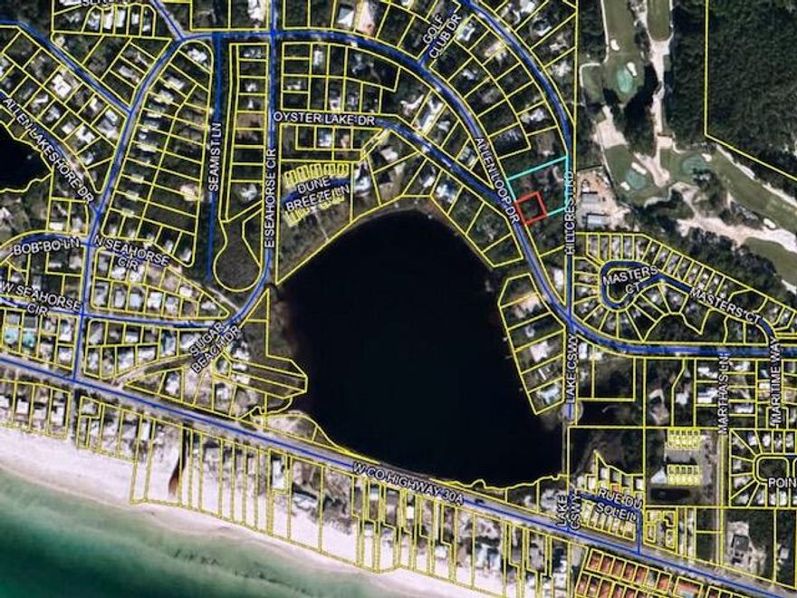 Welcome to Paradise Found in Santa Rosa Beach, Florida! This extraordinary  lot offers an incredible opportunity to build your dream coastal retreat. With a location just 660 steps away from the pristine shores of the Gulf of Mexico, this is coastal living at its finest.Spanning an expansive .229 acres, this lot provides ample space to bring your vision to life. The buildable lot allows for up to three stories, giving you the flexibility to design a home that perfectly captures the breathtaking views of Oyster Lake and the Gulf of Mexico.Imagine waking up each morning to panoramic vistas of the sparkling Gulf waters and the tranquil beauty of Oyster Lake. Whether you're sipping your morning coffee on the balcony or entertaining guests on a warm summer evening, this lot offers a truly idyllic setting.

Santa Rosa Beach is renowned for its pristine white sand beaches, crystal-clear waters, and a relaxed coastal atmosphere. Enjoy leisurely walks along the shore, basking in the Florida sunshine, or embark on exciting water sports adventures right at your doorstep. Indulge in world-class fishing, boating, paddleboarding, or simply unwind and immerse yourself in the coastal serenity.

Within proximity to charming local shops, dining establishments, and entertainment options, you'll have everything you need at your fingertips. The community of Santa Rosa Beach is known for its vibrant arts scene, local festivals, and a variety of outdoor activities, ensuring there's always something to explore and enjoy.

