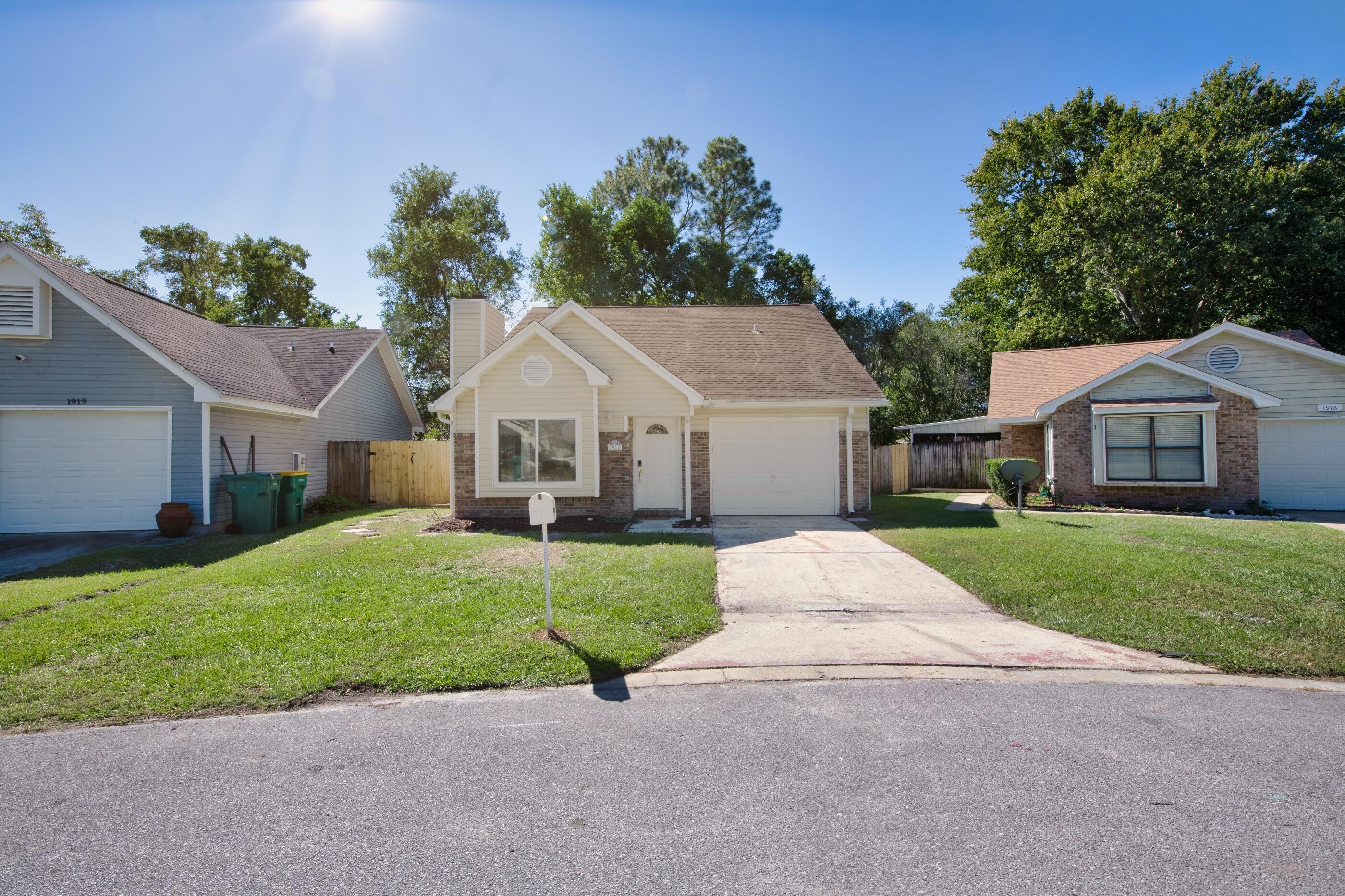 Step into this inviting 3-bedroom, 2-bath home located on a quiet cul-de-sac in beautiful Fort Walton Beach. From the moment you walk in, you'll be greeted by a bright, open layout that seamlessly connects the living room, kitchen, and hallway. The spacious living area is perfect for entertaining or relaxing, with plenty of natural light flowing throughout. The kitchen offers ample counter space and an open feel, making meal prep a breeze. Down the hall, the master suite offers a private retreat with its own bath, while two additional bedrooms share a full bath--perfect for family, guests, or a home office.Recent renovations add a modern touch to this well-loved home, ready for new owners to enjoy. The fenced backyard provides added privacy, making it an ideal spot for outdoor gatherings or quiet evenings. And with its cul-de-sac location, you can enjoy peace and quiet, away from busy traffic, while still being just minutes from local conveniences. This home is a must-see for those looking for comfort, charm, and a great location!