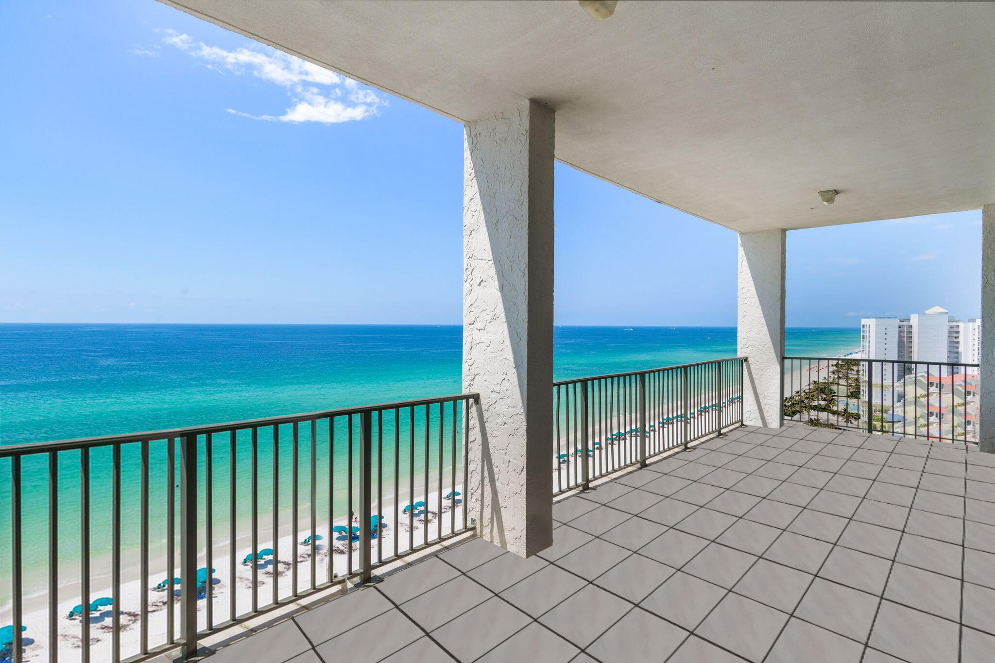 When it comes to ultra-luxe Gulf front living, the allure and stature of Regency Towers remains unrivaled. Reigning over half of the tenth floor, penthouse residence 7101 encompasses three bedrooms and over 3,600 square feet of living space. Upon initial entry, the grand vestibule leads the way to the welcoming foyer showcasing 10' ceilings and marble flooring. The expansive main living and dining areas offer sweeping 180-degree views of the turquoise hued waters effectively blurring the line between indoors and out. The living area features a wood burning fireplace and wet-bar while also providing direct access to the balcony which is the perfect place to admire the new palate of mesmerizing hues emitted by the renowned Emerald Coast sunsets each and every night. Flooded with natural light, the two junior suites enjoy beautiful gulf views paired with oversized ensuites and walk-in wardrobes. Synonymous with relaxation, the bright and airy main suite is a true oasis boasting floor to ceiling windows, a nook for a desk area, balcony access, and dual walk-in wardrobes. The sumptuous ensuite is currently configured with a spa-like tub, bidet, and walk-in shower.
The intimate non-rental low-density community of Regency Towers is tucked away behind a private gated entrance and bordered by lush vegetation sprawling nearly four acres. The sought-after complex affords residents with world-class amenities including concierge services, on-site security, covered parking, a club house, game room, fitness center, dual saunas, pool, tennis court, basketball court, shuffleboard court, private beach frontage, and a dedicated climate-controlled storage area for each residence.
The culmination of luxury and exclusiveness creates a truly intimate setting while still remaining geographically poised near all of the acclaimed dining and entertainment venues Destin has to offer.
Residence 7101 is a compelling opportunity offering the new owner the latitude to re-configure and refresh as desired. This particular residence is one of six penthouses boasting additional square footage, true gulf-front balconies, and elevated finishes. Inquire today to arrange a private viewing and start living the coastal lifestyle you deserve.