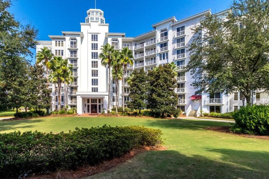 Perched on the 7th floor, this beautifully appointed condo offers sweeping Sandestin resort views, including the Choctawhatchee Bay!  You'll have a front row seat to Baytown Wharf's amazing firework shows from your private balcony. Inside, you'll find updated flooring, a fully equipped kitchen, and a sleeper sofa perfect for accommodating additional guests.  The spacious master suite features a king-size bed and an ensuite bath with double vanity. Additional perks include an owner's closet and a private storage cagea"ideal for keeping your beach and golf gear secure. As an owner at Elation, you'll enjoy premium amenities including free building-wide WiFi, underground parking, access to the Grand Sandestin's resort-style pool and hot tub, a well-equipped fitness center, and the exclusive Solstice Clubperfect for entertaining and watching gorgeous sunsets.

As an introduction to the Sandestin lifestyle, we invite our new owners to explore amenities that make Sandestin special. The listing brokerage and seller(s) are presenting the buyer(s) of this property with (2) 90-minute rounds of Tennis court time, a golf foursome at one of our three championship courses, and a round of golf for up to four (4) players at the unrivaled Burnt Pine Golf Club.Sandestin Golf and Beach Resort features more than seven miles of beaches and pristine bay front, four championship golf courses, 15 world-class tennis courts, a 226-slip marina, a fitness center, spa and celebrity chef dining. Shop, dine and play at the charming pedestrian village, The Village of Baytowne Wharf and more. Inside the gates of the resort, residents enjoy a balanced lifestyle of high-class living, spanning the 2,400 acres from the beach to the bay. Everything within the gates of the resort is accessible by golf cart or bicycle. The entire resort is interconnected by miles of pedestrian, bike and golf cart paths that weave through groves of live oaks, meandering past natural lagoons, fountains, man-made lakes, and meticulously landscaped fairways.