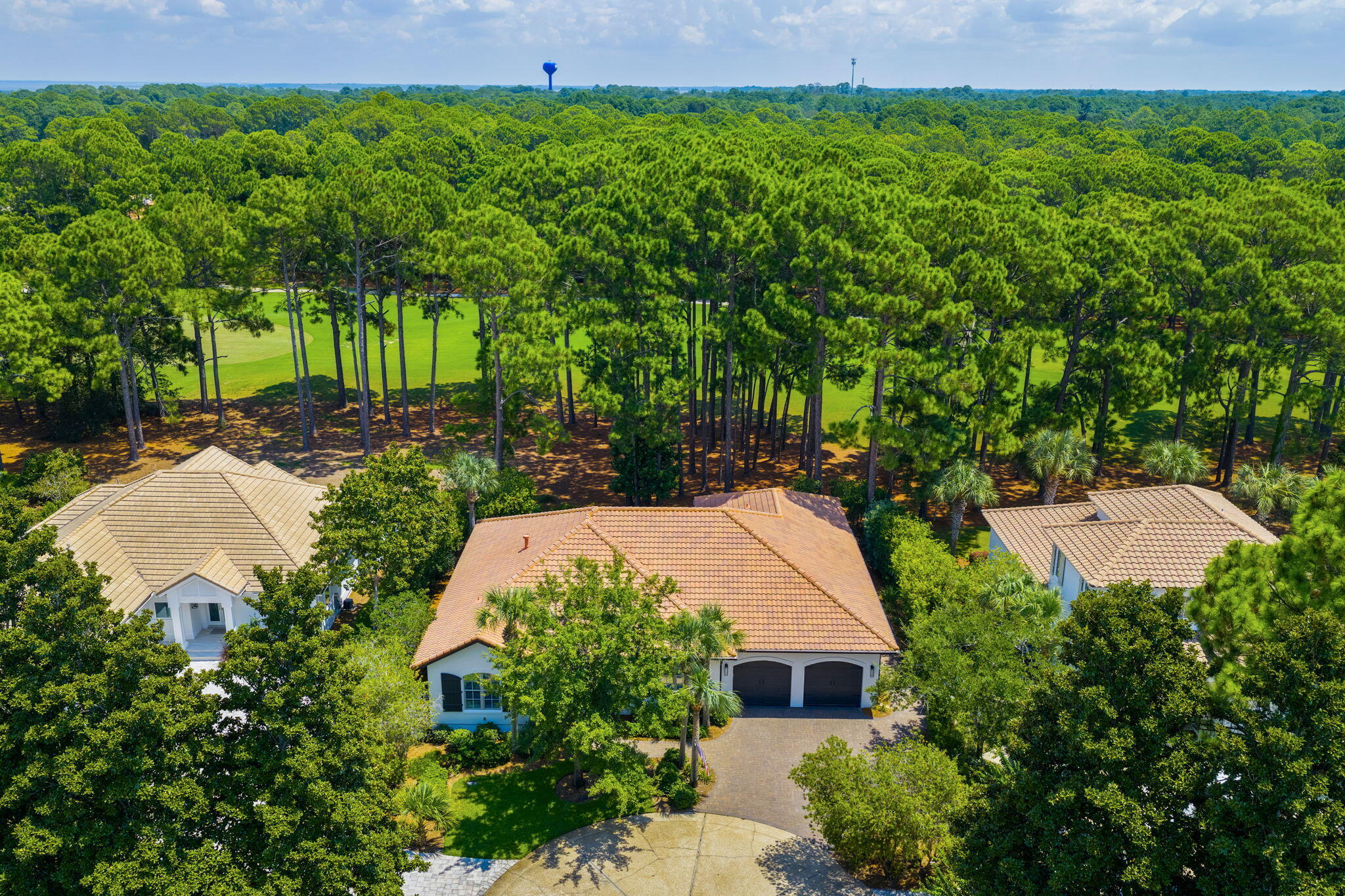 Come take a look at this exquisite ONE LEVEL home located within the luxurious neighborhood of Burnt Pine in Sandestin Golf & Beach Resort. This home is without a doubt a great opportunity for such a prestigious area & includes all the features one could want. The 2.5 car garage makes parking easy and you'll automatically notice the open concept layout and abundance of natural lighting once you walk through the front door. The stunning kitchen features Bosch appliances and is open to the main living area which features a stunning gas fireplace. Each bedroom has its own full bathroom offering an abundance of privacy. In the spacious master bedroom there's an office nook, walk-in closet, his and her vanities, and access to the back patio. Enjoy entertaining by the outdoor kitchen while overlooking
the 11th hole of the exclusive Burnt Pine's golf course. This furnished & single leveled home is in pristine condition and is sure to impress those who enter. Conveniently located inside of Sandestin, you are near the aquatic center, marina, Baytowne Wharf, Grand Boulevard, golf courses, and the beach!