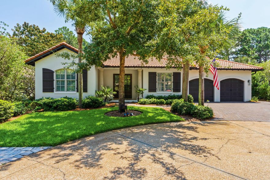 ***New Compelling Price  *** Motivated to sell *** Come take a look at this exquisite ONE LEVEL home located within the luxurious neighborhood of Burnt Pine in Sandestin Golf & Beach Resort. This home is without a doubt a great opportunity for such a prestigious area & includes all the features one could want. The 2.5 car garage makes parking easy and you'll automatically notice the open concept layout and abundance of natural lighting once you walk through the front door. The stunning kitchen features Bosch appliances and is open to the main living area which features a stunning gas fireplace. Each bedroom has its own full bathroom offering an abundance of privacy. In the spacious master bedroom there's an office nook, walk-in closet, his and her vanities, and access to the back patio. Enjoy entertaining by the outdoor kitchen while overlooking
the 11th hole of the exclusive Burnt Pine's golf course. This furnished & single leveled home is in pristine condition and is sure to impress those who enter. Conveniently located inside of Sandestin, you are near the aquatic center, marina, Baytowne Wharf, Grand Boulevard, golf courses, and the beach!