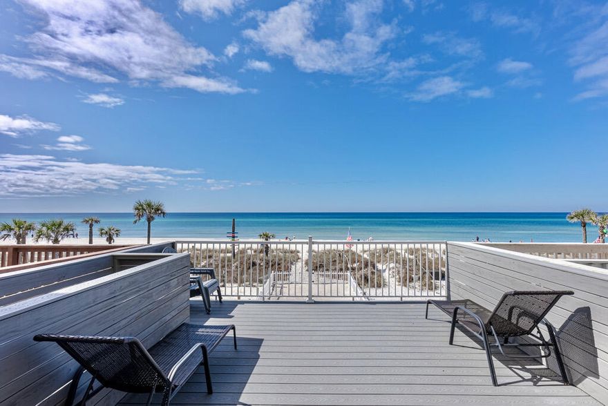 Love this Gulf Front townhome!!! This Beachside West Townhome is located on the desirable West-End of Panama City Beach right next to Laguna Beach. There are many wonderful features. The location cannot be beat. Less than a half mile away from Thomas's Donuts and Carousel Supermarket. Close to the 30A beachy lifestyle as well as all the food, fun, and shopping at Pier Park.
