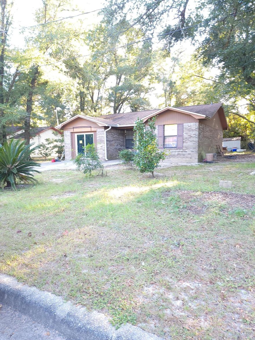 This cute cottage is nestled in a quiet family area. This lot is very spacious with a shed. Being sold as is in present condition. Roof is approx. 5yrs and hvac is apprx. 4years.  Yes, it needs some love but for the right person this can be beautiful. Plenty of room for your boat or Rv. No HOA Zoned for multi units. Owner can close fast. There aren't many properties left for sale in this area. You'll be kicking yourself for not jumping on this! All appliances stay and work. Buyer to verify all information.