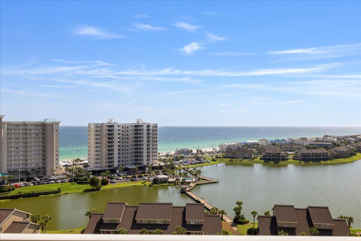 Gulf-front 1BR condo in the desirable Ariel Dunes complex in Miramar Beach! This updated unit features stunning Gulf views, hallway bunk beds for extra sleeping space, and an open concept living area that flows onto a private balcony. Just steps from the sand with direct beach access, it's perfect as a vacation getaway or a high-demand short-term rental. Enjoy resort-style amenities, nearby dining, shopping, and golf. Strong rental history and unbeatable location make this a fantastic investment opportunity!
