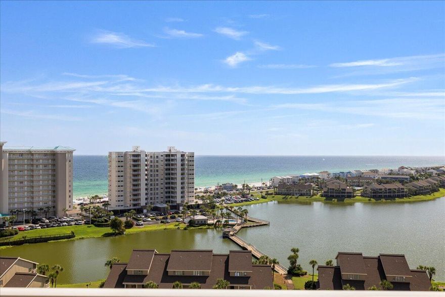 Gulf-front 1BR condo in the desirable Ariel Dunes complex in Miramar Beach! This updated unit features stunning Gulf views, hallway bunk beds for extra sleeping space, and an open concept living area that flows onto a private balcony. Just steps from the sand with direct beach access, it's perfect as a vacation getaway or a high-demand short-term rental. Enjoy resort-style amenities, nearby dining, shopping, and golf. Strong rental history and unbeatable location make this a fantastic investment opportunity!