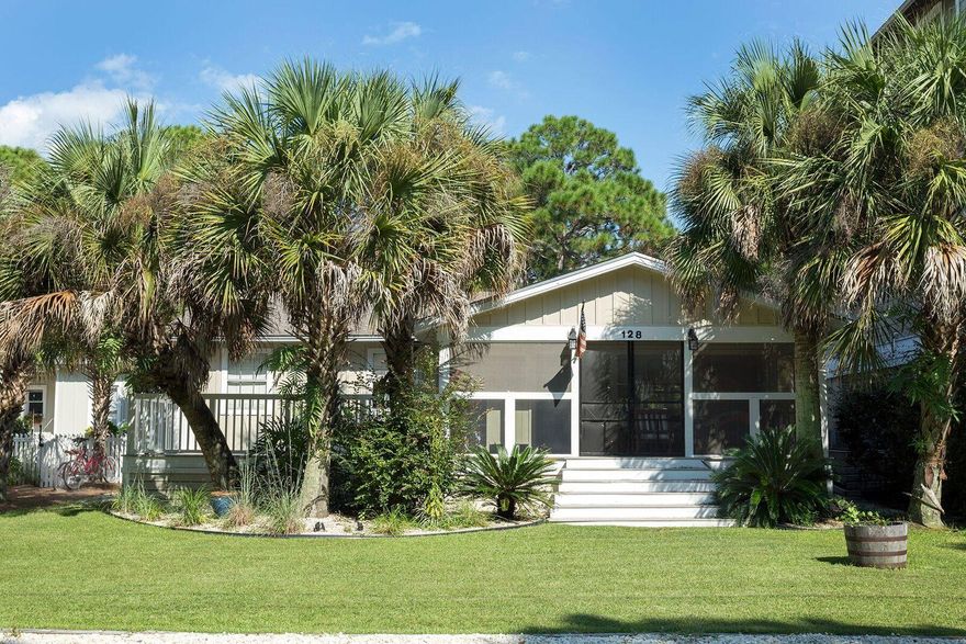 Remarks: Paradise Found! Charming Seagrove ''beach cottage'' conveniently located just off of 30-A and within walking distance to nearby beach, shopping and restaurants. This classic, furnished, 2 bedroom, 2 bathroom beach house features lots of amenities and living space including a large front screened in porch, heated pool (year-round enjoyment) and large rear deck that's perfect for families and entertaining, Sold furnished (less personal items), this beautifully maintained home is move in ready. A perfect second home, or rental property offering beautiful, low-maintance landscaping, city sewer and in-ground sprinkler system with timers (well).***Buyer is responsible for personally verifying details about this property.