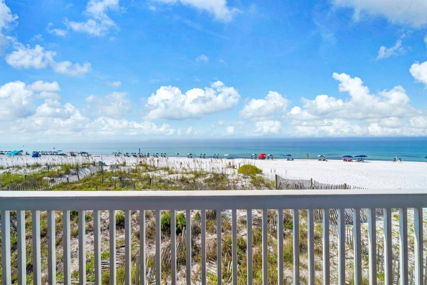 Enjoy coastal living at its finest in this beautifully updated 1-bedroom, 1-bath Gulf-front condo on 30A. This beachfront retreat features all-new furnishings, lighting, and fresh paint throughout, creating a bright and inviting space filled with natural light. Step out onto the private balcony and take in breathtaking views of the Gulf and pristine white sand dunes. With private beach access just steps away, you'll experience the serenity of uncrowded shores and sparkling emerald waters. This condo is a proven rental machine, making it a perfect investment or personal getaway. Don't miss your chance to own a piece of paradise in one of the most desirable locations on the Emerald Coast.