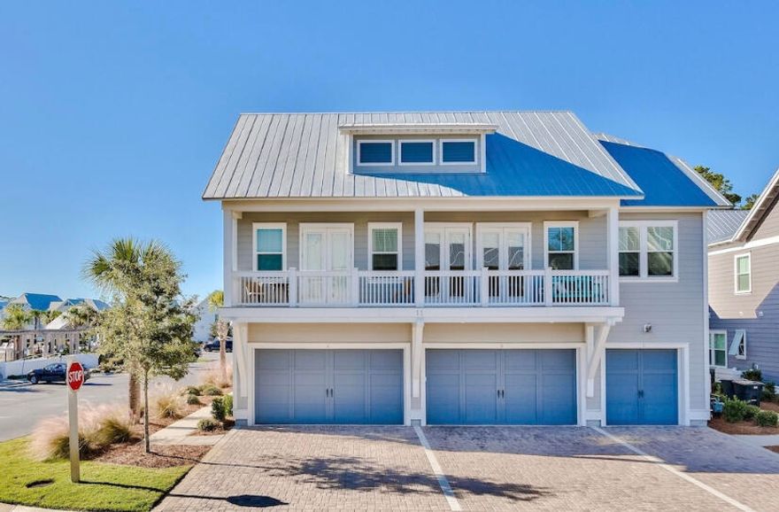 *Now offering a 6-seater Bintelli golf cart with the purchase* Rarely does a Prominence unit come on the market like this one! 11 Pine Lands Loop Unit A is the smart choice for your next home or rental investment, with Current Airbnb rating of 4.9 Stars, rental projections approaching $80K annually and the HOA covering most of your home insurance costs. Grossing over $50K in 2024 with several months of owner use, it is the ONLY 3 bed unit located directly adjacent to the premier resort-style pool. It also backs up to a wooded buffer instead of another unit for extreme privacy. Imagine being able to walk out of your door and immediately access the pool with your kids and friends for an afternoon swim! No lugging around pool gear for blocks or fighting for parking. This home is literally steps to all the Prominence amenities, including grill stations, lounge areas, mailboxes, a short walk to The Big Chill and to the newly planned gym & fitness center, truly offering the BEST quality of life experience in Prominence. The exterior of the home was just fully repainted, and inside it's professionally designed and furnished from top-to-bottom, making it the envy of the community. The townhome has stainless appliances, a gas stove, hot water on demand, vinyl plank and tile flooring across all levels. With 3 bedrooms, 2 ?? bathrooms - sold fully furnished and rental ready - this is the largest floorplan offered in Prominence North at nearly 1750 sqft, providing so much space to kick back, relax and unwind for the ultimate getaway on 30A. 