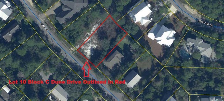 Beautiful Cleared Lot In The Popular Beach Highlands Subdivision. Lot was Cleared And Prepped For Construction. Water and Sewer Tap Fees Are Paid And Convey With A Sale. Nice Rectangular Lot In This Neighborhood. A Short Walk To Multiple Public Beach Accesses At Lake Stallworth & Dune Allen. You Will Be So Close To The Beautiful White Sand Beaches Of South Walton. Nice Elevation For This Lot In Flood Zone X. A Full Set Of House Plans For 3,000+ Sq Ft House Conveys With The Sale. Lot Is All Ready For You To Build Your 30-A Beach House. Small Grove Of Oaks On Lot. Buy This Lot To Build Your Home Or Buy To Hold For Investment. Call Today For More Information!!