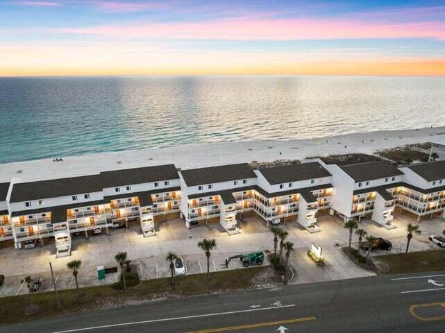 Experience beachfront living only six minutes away from Rosemary Beach! This beautiful condominium provides an incredible 30FT gulf-front balcony perfect for hearing the waves crash & taking in unbelievable views of the Emerald Coast. Unit 49 has been updated with new flooring, granite countertops and high-end furnishings. Owners & guests of Ramsgate Harbour enjoy 550 feet of beach frontage as well as a community pool, outdoor grills & covered parking. Offered fully-furnished, this is a turnkey investment opportunity. Gross rental income projections start at $71,989 per year. The official rental projection & estimated expenses are available by request. Reach out today to learn more about this stunning beachfront getaway!