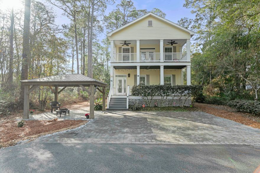 Come inside 44 E Wild Blueberry Road located in historic Pt Washington. The beauty and tranquility of the area are unmatched while remaining within walking distance to the bay, public boat ramp, Eden Garden State Park & just a quick bike ride to 30A & the beautiful beaches of South Walton. No HOA means a fisherman can store his/her boat!! The home has recently undergone a kitchen remodel, interior paint job, updated bathrooms and luxury vinyl plank flooring in the bedrooms to go along with the hardwood oak floors throughout the rest of the home. The ideal open floor plan with the 1st floor having privacy between the living area & dining/kitchen areas. The laundry & half bath are also located on the 1st floor. All 3 bedrooms located on the 2nd with the large covered porch off the master. Ample outdoor space with covered balconies on both floors along with a back porch and large yard.