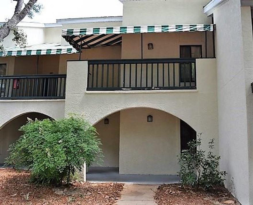 Beautiful Lakefront unit in the desirable Lakeside Condos at Bluewater Bay. Spectacular lake view from your patio in this ground floor unit. If you are looking for a one level unit, this is the one for you. Large living room and dining room combo with views of the lake. Kitchen comes fully equipped with all appliances including refrigerator, washer and dryer. Kitchen has an eat-in nook and breakfast bar, great for entertaining. Large master bedroom with walk-in closet and great views of the lake. Double vanities in the master bath with tub and shower. Tennis courts are located directly across from the unit. Sellers are offering a $3000 flooring allowance with acceptable offer. Seller is providing a 1 year home warranty from Old Republic. Buyers to verify any info they deem important.