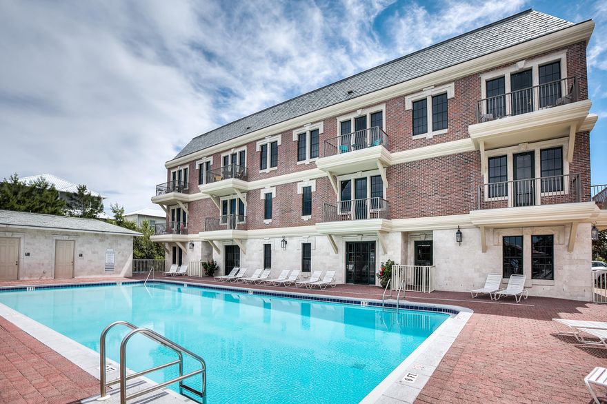 This adorable studio is conveniently located in the Village of South Walton. Beautifully and tastefully decorated, this unit has everything you need to enjoy your stay, including a queen bed, sofa, bistro table, and flat screen TV. Location makes this a great beach retreat or rental as it is in the heart of the actionjust a few feet to the new pool and a few yards to Rosemary Beach. This unit features a kitchenette with refrigerator, sink, microwave, coffeemaker, designer cabinets, granite counter tops and full bath. The Village of South Walton community offers a heated pool, tram service to the deeded beach access, restaurants, bike rentals and boutique shopping. Fully furnished and rental ready!