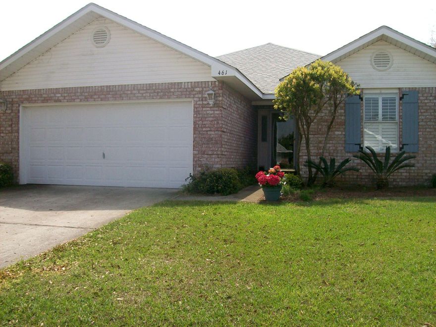 You can't change the location of your home and this one can't be beat. Agent/owner selected this lot and paid a $30,000 premium to be close to the beach and hear the sound of the waves in the backyard. Deeded beach access a short walk away. Special one of a kind brick. Owner occupied the entire time and recently painted thru out. Kitchen has new stainless steel appliances and granite countertops. Open floor plan with vaulted ceilings in great room. Split bedroom plan. Diagonal 18'' tiles in all rooms including master bedroom. Other 3 bedrooms are carpeted. Lot extends approximately 25' back from house. Mature landscaping adds privacy. Extra cabinets and shelves in laundry room and garage.