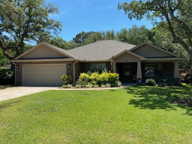 Beautiful 'Like New' 1930sf 3/2/2 One-Owner, Brick Home Built in 2012! Conveniently Located in Elliot Point - close to Ferry Park & Uptown Station! There is a Large, Privacy Fenced Back Yard and Covered Patio! Interior has tile throughout except for the bedrooms that have carpet. Elegant entry leads to the formal Dining room with Treyed ceiling. The Kitchen has abundant Wood Cabinets & lovely Granite Countertops. Stainless Steel Appliances are in excellent condition. The large living room has crown molding and a door that leads to the covered patio. The Breakfast Bar overlooks the beautiful yard. Next to the Covered Patio, there is an exterior storage room for all your yard tools and toys. There is a yard building for storage as well. The Master Bedroom has a Treyed ceiling &