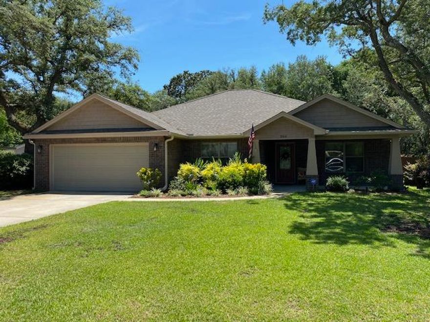 Beautiful 'Like New' 1930sf 3/2/2 One-Owner, Brick Home Built in 2012!  Conveniently Located in Elliot Point - close to Ferry Park & Uptown Station!  There is a Large, Privacy Fenced Back Yard and Covered Patio! Interior has tile throughout except for the bedrooms that have carpet. Elegant entry leads to the formal Dining room with Treyed ceiling. The Kitchen has abundant Wood Cabinets & lovely Granite Countertops. Stainless Steel Appliances are in excellent condition. The large living room has crown molding and a door that leads to the covered patio. The Breakfast Bar overlooks the beautiful yard.  Next to the Covered Patio, there is an exterior storage room for all your yard tools and toys. There is a yard building for storage as well. The Master Bedroom has a Treyed ceiling &