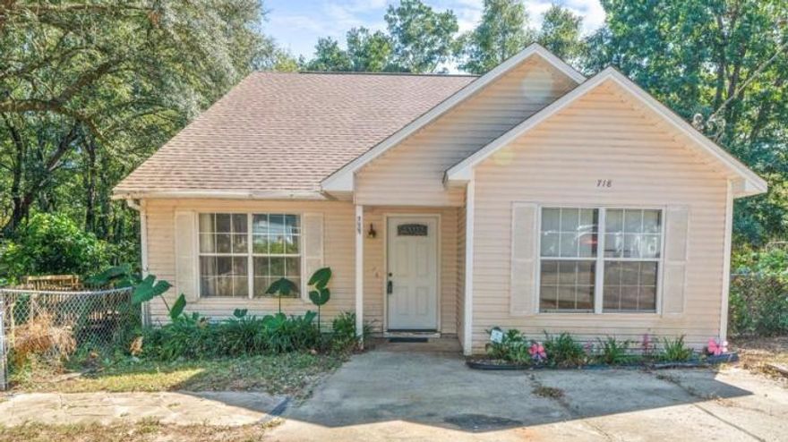 Don't miss your  opportunity to own this adorable 4 bedroom, 2 bath home  located on  almost a quarter of an acre for less than $250k!!  Conveniently located to school and shopping. Entire interior has new paint, bathroom vanity and light. Roof and hot water heater both replaced in 2016. Shed for extra storage or man cave in back yard.   This awesome lot backs up to a secluded creek and is within walking distance to Lyons park! -