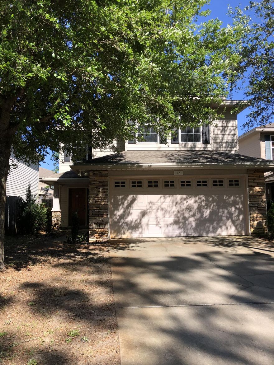 A lovely 2 story 5/3 contemporary home built in 2011 with Granite countertops, stainless appliances and light cabinets in the kitchen and all bathrooms. The Master Bedroom has an extra nook perfect for an office or cozy reading area. 4 bedrooms and 2 baths are upstairs with another bedroom and full bath downstairs. Large open living space perfect for entertaining. French doors lead to the fenced in backyard. With easy access to Eglin Air Force Base, you will want to snatch this up before it's gone!