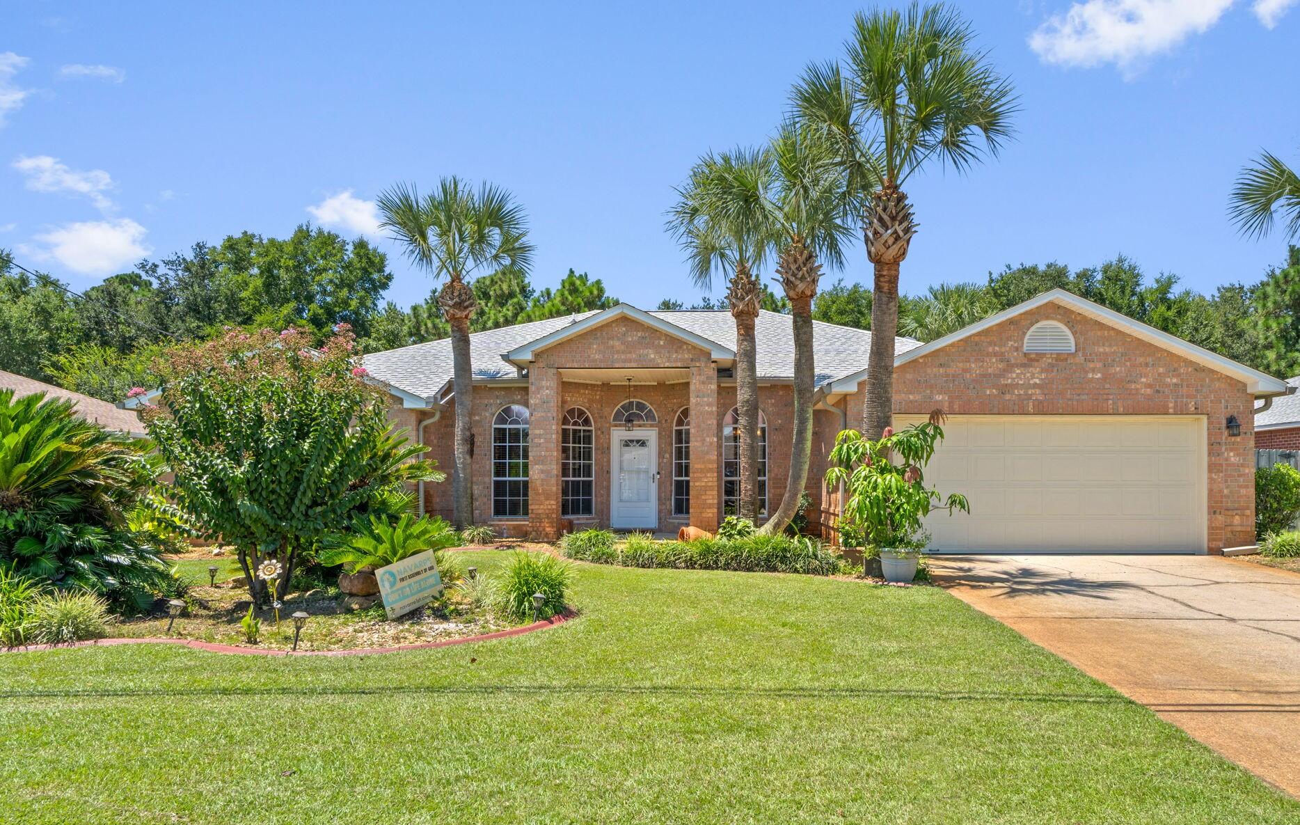 This home is exactly what you're looking for! 4 bedrooms, 3 full bathrooms, a beautiful office with French doors and a separate dining room. It has been meticulously cared for and is move in ready. The screened in Lanai is brand new, roof is 2020. The backyard backs up to a greenbelt giving you privacy while you're enjoying your morning coffee or working in the yard. Fence is new. If you need an abundance of closets, this home has 10! No HOA. The primary school is right around the corner. There is a termite bond. Buyer to verify square footage, schools, and anything else that is important to them.