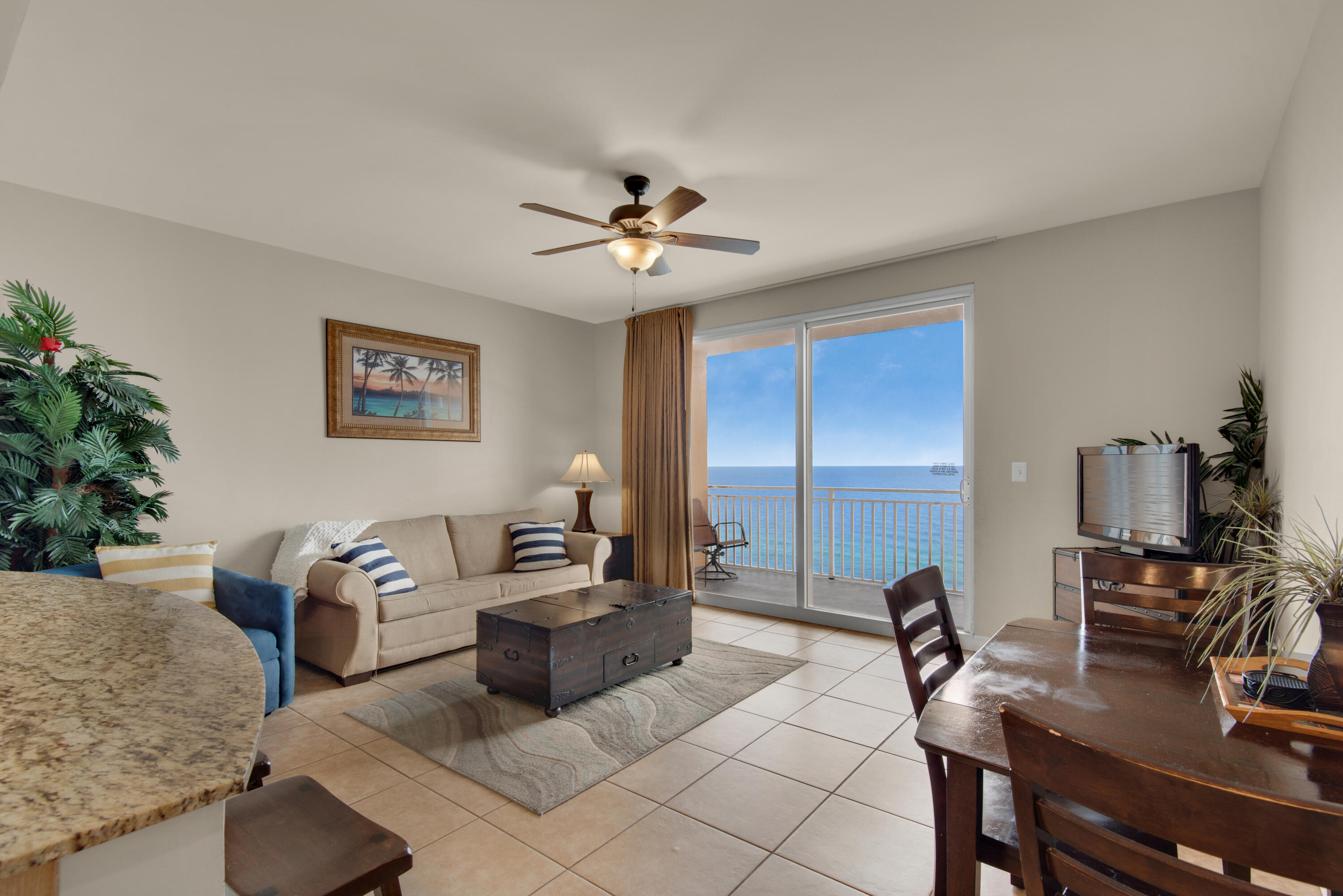 Looking for a family-friendly resort with great rental potential? You just found it! This gorgeous 1 bedroom, 2 bath unit in the popular Splash Resort is just what you are looking for! Sold completely and fabulously furnished, this condo boasts tile and LVP flooring throughout, large kitchen and living area which opens to a large gulf front balcony, hallway bunks for extra sleeping space and of course a GORGEOUS view! Splash has all the amenities of a true resort destination...over 400 feet of Gulf frontage, two distinct waterpark environments, complete with Lazy River, Water Jungle Gym and Toddler Pay Area, full state-of-the-art fitness center, RipTide bar & grill and covered parking. Call today to see this gem!