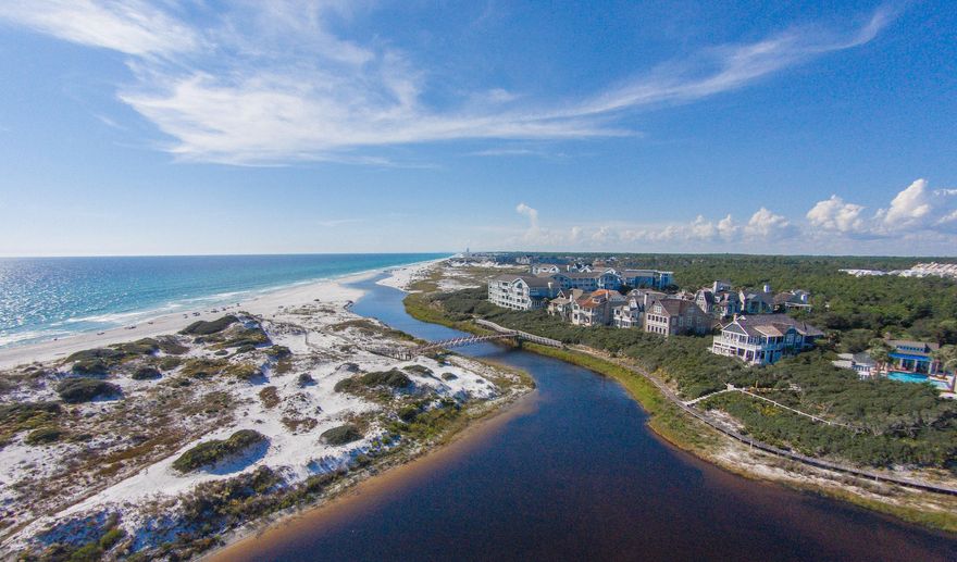 Final developer homesite in the WaterSound Beach community! This property is located at the end of a quiet street in the Peninsula district - an excellent opportunity to build your dream home in one the most beautiful 30A neighborhoods. This section of the community is a peninsula on Camp Creek Lake which opens up to the Gulf of Mexico. Enjoy the picturesque beaches and charming community atmosphere. The WaterSound Beach community is an exclusive gated neighborhood characterized by tranquility + spectacular amenities.