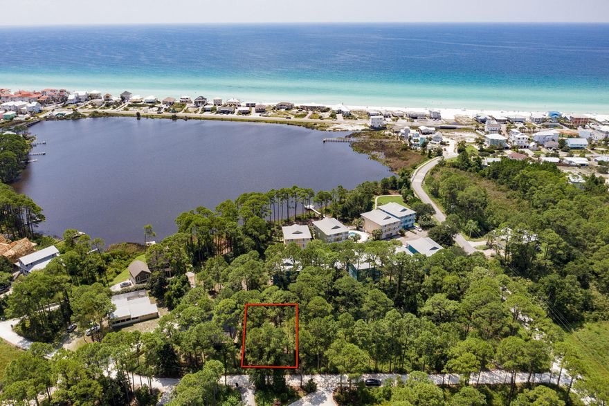Location, Location, Location...Perfect for primary, second home or vacation rental investment. This level building lot is conveniently located to multiple beach accesses, easy access to 30A & 98, Santa Rosa Golf Course, restaurants & shopping. On the quieter west end of 30A with possible Oyster Lake and Gulf views. NO HOA, No build out time frame, Flood Zone X. All dimensions and information to be verified by buyer.