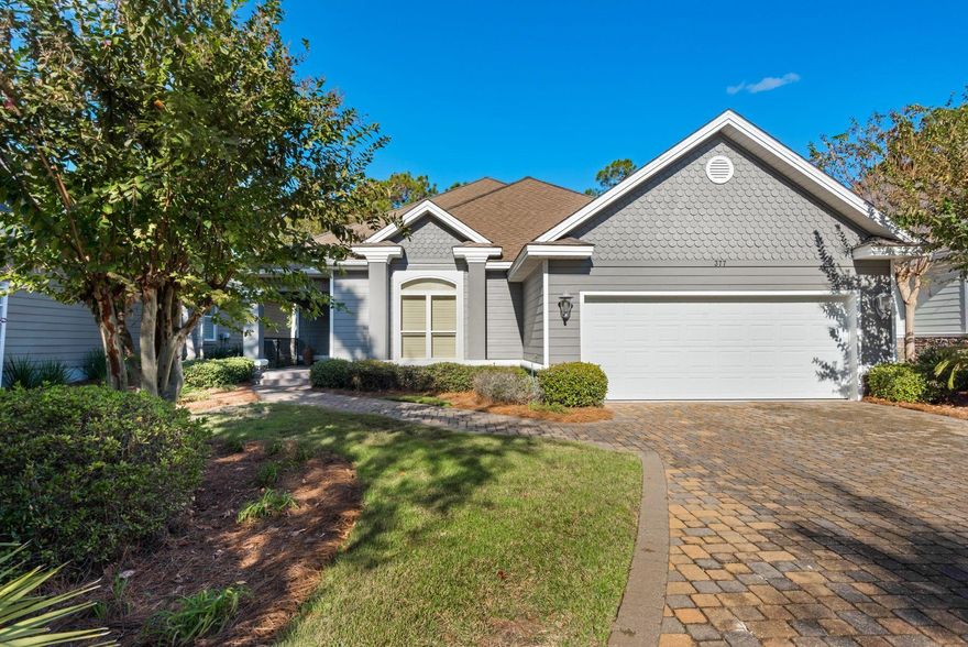 A spacious layout and superbly private location meet at this single-level custom home, nestled within the Club Commons neighborhood of Kelly Plantation. Four oversized bedrooms and four full en-suite baths provide ideal proportions for full-time coastal living, while the easy-to-maintain property also offers exceptional potential for a second home. Contemporary lap-siding accents the craftsman design of the home, while details such as custom cabinetry, diagonal-cut tile work, and crown molding ensure quality was top of mind during construction. Located on a cul-de-sac greenspace and next to Bayou Park, one of three waterfront parks, you can log miles on scenic trails and sidewalks without ever leaving this exclusive, 900 acre, gated community. Kelly Plantation owners have a multitude of