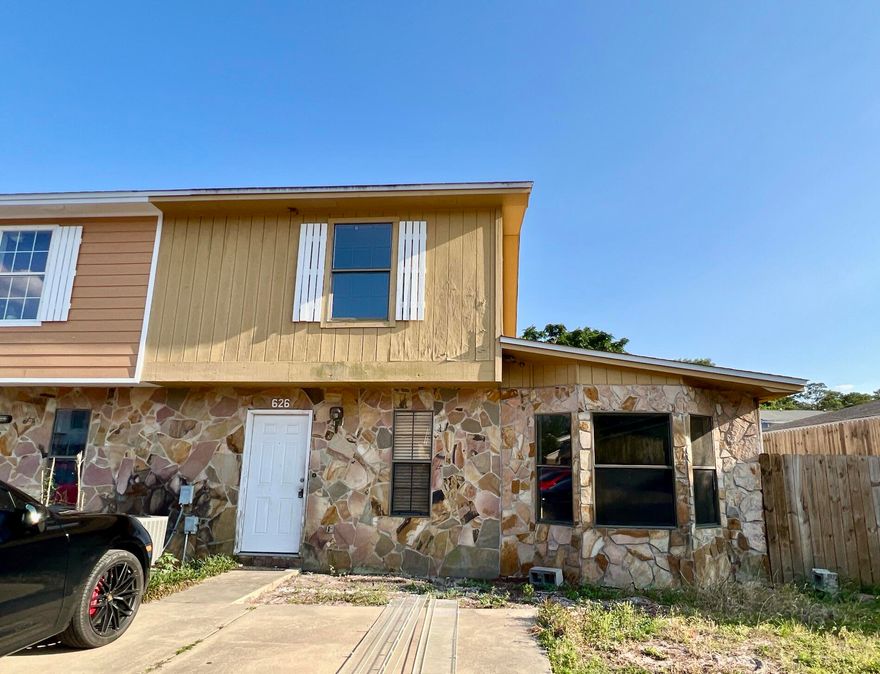 Located in the heart of Destin, this large, end unit REO townhome is oozing with potential. Built in 1983, this home has 2 bedrooms, 2 and 1/2 baths and is just under 1800sf. Home has a fenced back yard, large living room with adjoining family room and an additional bonus room that could easily be converted to a 3rd bedroom on the first floor. Home needs work and will not qualify for most financing. Call today!