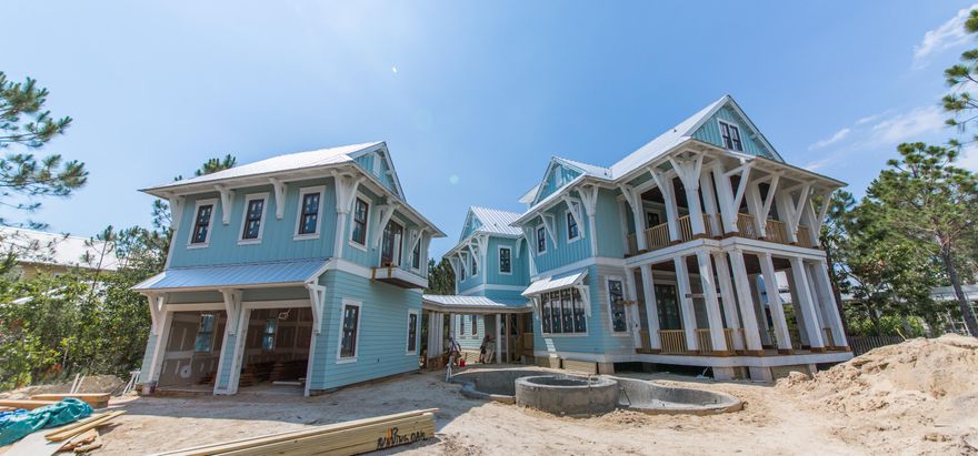 Are you looking for that perfect WaterColor home? You have found it! Currently under construction, here is a tremendous opportunity to own a custom, TS Adams designed beach home in the secluded WaterColor neighborhood of Pinecrest. This fabulous home is situated to take advantage of the peaceful natural spaces and ponds across the street and in the rear of the home. This location and house placement allow for a home with spectacular outdoor spaces. A true resort style oasis. The large lot will allow for unparalleled privacy and offers a resort style pool and spa, outdoor grilling area, fireplace and expansive open spaces.