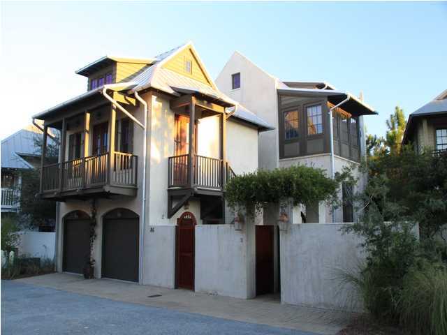 This exquisitely furnished home is located on one of the most beautiful boardwalks in Rosemary and very close to center of town. As you enter notice the Faubourg Gas Lanterns and Spanish cedar courtyard gates. The home boasts Antique Reclaimed Oak Hardwoods from 100+year old barns in Virginia, Kolbe and Kolbe mahogany doors and windows. Isokern real wood-burning fireplace is also equipped to accept gas logs. Large Flat Panel TV with Sonos Surround Sound Speakers. Tankless Rinnai hot water with recirculation pump provides hot water on demand. The Kitchen features Stainless Steel appliances, Sub Zero refrigerator, custom cabinets with Quartz countertops and mosaic glass tiles. A must see Rosemary Beach Home.