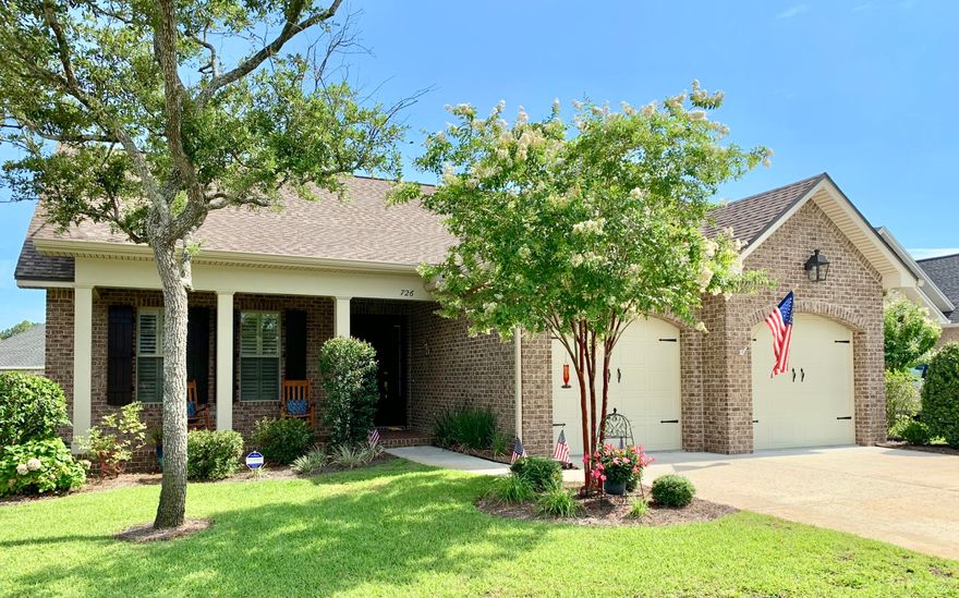 Move in ready! All brick beautiful home built in 2016,4 bedrooms and 3 full bathrooms in the desirable Magnolia Woods neighborhood in Niceville. This home boasts an open concept floor plan, wood and tile flooring, 8' doors, stainless steel appliances, gas range, granite countertops, plantation blinds, reverse osmosis system, fenced backyard, uv light for AC system, pre-wiring for surround sound, pre- wiring for alarm system, cultured marble vanity top in the bathrooms, crown molding in the main living areas and screened back porch.