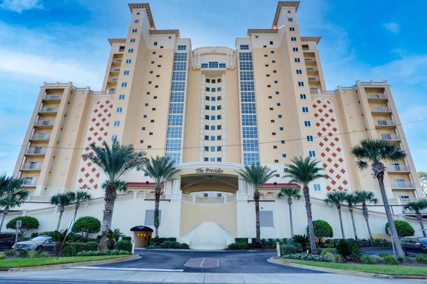 Welcome to Presidio Yacht Club situated on the beautiful Santa Rosa Sound. This spacious 3 bedroom, 3 bath east end 12th. floor unit features some of the most spectacular views to include perfect sunrise views, sound views all the way to the Destin Harbor with great views of firework shows every Thursday night in the Summer as well as out to the Gulf of Mexico. The waterfront master features sliding glass doors leading to the wrap around balcony, trey ceiling, large walk-in closet, bath with double vanities, spa tub, private water closet and oversized walk-in shower. All guest rooms have adjoining bath and one of the bedrooms opens to a second balcony with views of the city. Community Pool, hot tub, fitness center, guest quarters, marina and media room just to name a few..