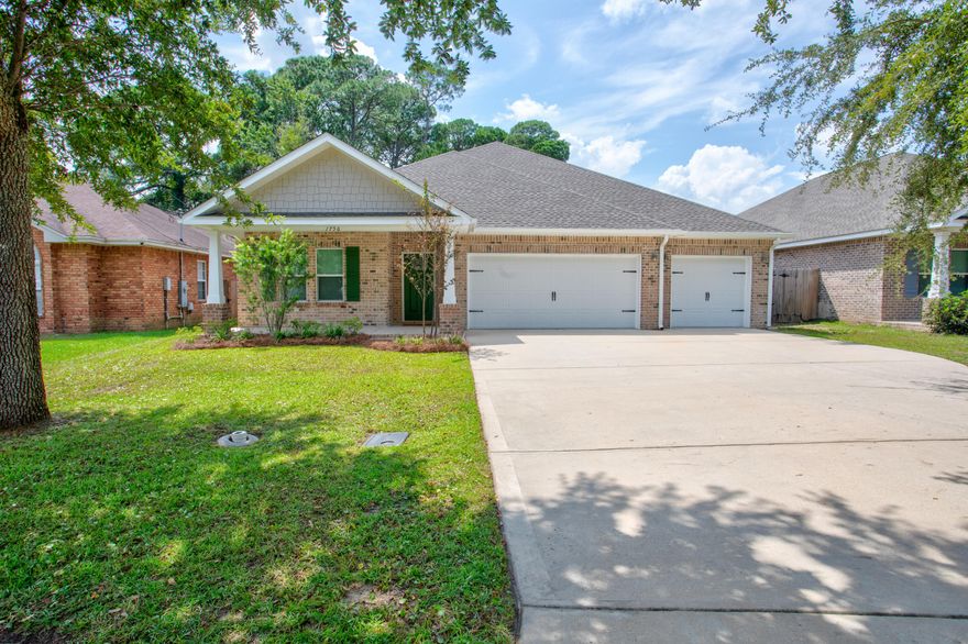 **Seller offering $10,000 buyer credit**Welcome to this stunning 4-bedroom, 3-bathroom home offering generous space, style, and functionality. Featuring a bonus room, perfect for a home office, gym, or playroom, this home adapts to your lifestyle with ease. Inside you will find LVP flooring throughout, soaring 10-foot ceilings, and an open-concept layout that seamlessly blends living, dining, and kitchen spaces. The kitchen boasts granite countertops, soft-close cabinetry, and an expansive 9' island ideal for entertaining. Retreat to the spacious primary suite with a luxurious en-suite bathroom, complete with dual vanities, walk-in shower, and soaking tub. Enjoy a relaxing screened-in patio and roomy 3-car garage perfect for vehicles, storage, and hobbies. Schedule your showing today!