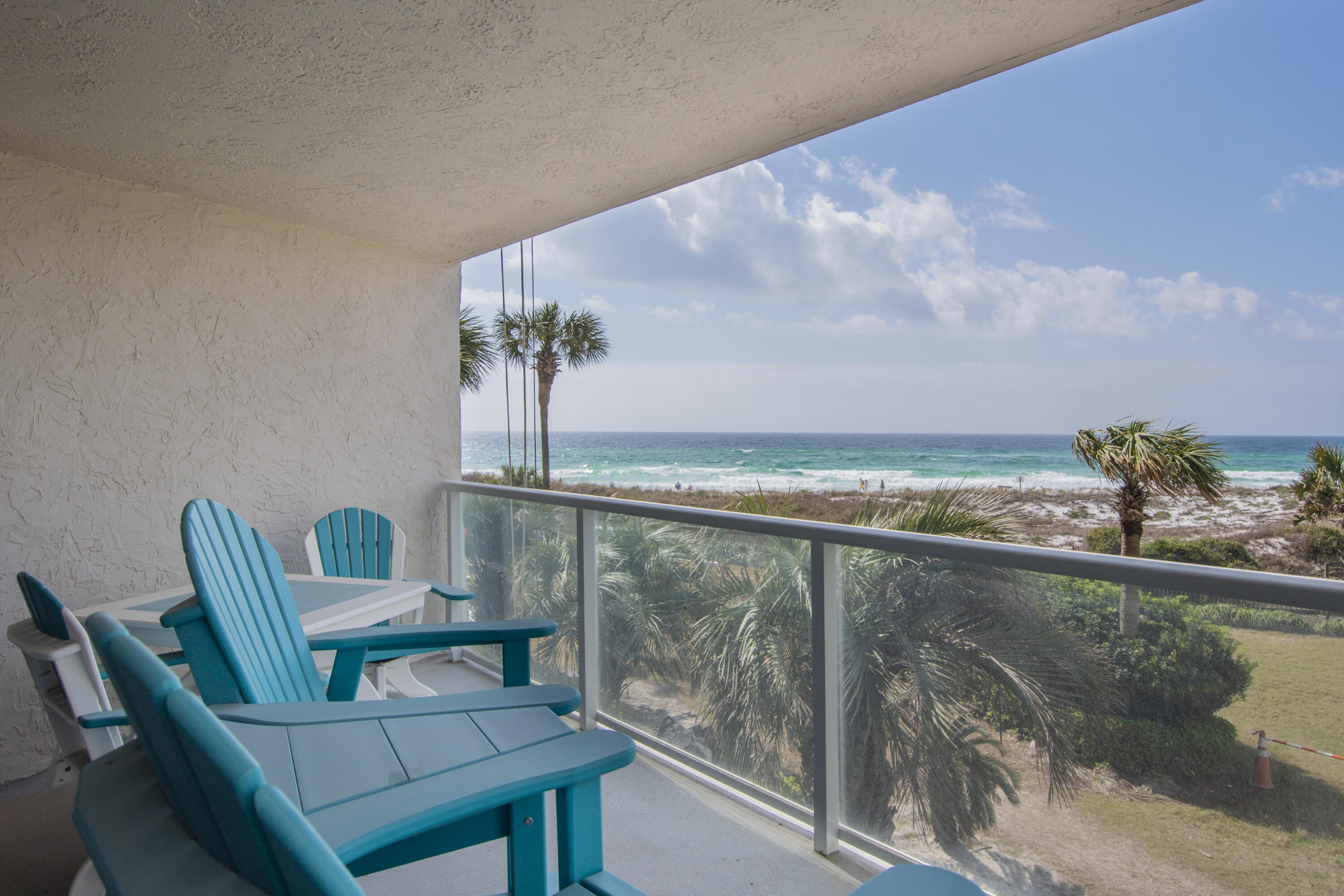 Investors! Net income for 2024 was 46K. This stunning gulf front studio has a full kitchen with granite countertops and stainless steel appliances. Furnishings and decor convey including bedroom set, sofa sleeper, coffee table. Whether as a permanent residence, second home or short term rental this condo is ideal. Future bookings will be transferred to new buyers. Enjoy the resort lifestyle while taking in breathtaking gulf views from the spacious balcony. Pool area is being renovated this winter. HOA is 604/month and SOA is 472.10/quarter. Beachside 2 offers gulf front swimming pool amidst tropical landscaping. Sandestin has 4 golf courses, tennis and pickleball courts, a marina and Baytowne Wharf's pedestrian village has shopping, dining and recreation