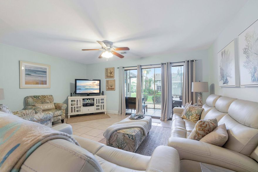Less than half a mile to the sugar-white sands of Miramar Beach! Misty Cove 115 is a beautifully updated, fully furnished 2BR/2.5BA townhome with strong rental potential in a quiet, low-density community. Features include granite counters, breakfast bar, wood flooring upstairs, vaulted ceilings, and two ensuite bedrooms--each with its own bath. Relax on the private balcony or by the resort-style pool in the charming courtyard. Includes 2 assigned parking spaces, new A/C (Dec 2023), and newer hot water heater, fridge & stove (under 3 yrs). New roof in 2015.