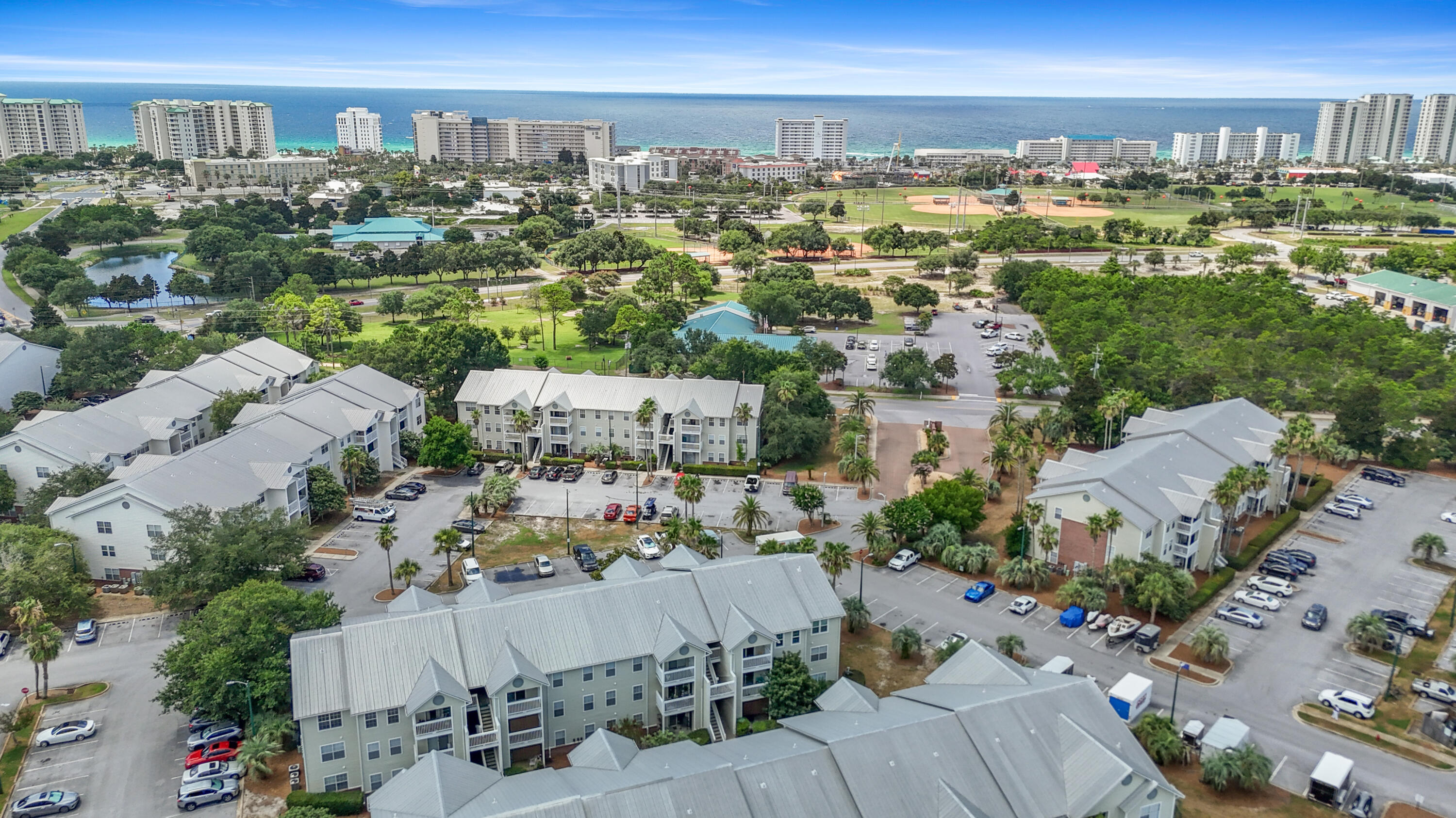 Escape to Paradise - Condo with Top-Tier Amenities and Beach Access! Are you ready to live the Destin lifestyle? This 1-bedroom, 1-bathroom, 743 sqft condo with a brand new AC unit offers everything you could want for relaxation, recreation, or investment. Less than a mile from the sugar-white sands and crystal-clear waters of the Gulf of Mexico, this home provides a short 15-minute walk or 3-minute drive to one of the most beautiful beaches in the world. Enjoy resort-style living with a large pool, sun deck, and more. Property Details:
Size: 743 sqft
Bedrooms/Bathrooms: 1 bed / 1 bath
Community Amenities:
Resort-Style Pool: Large pool with an expansive sun deck for ultimate relaxation.
Fitness Center: Onsite gym to keep up with your active lifestyle.
Picnic & Play Areas: A BBQ-friendly picnic area and playground perfect for family time.
Clubhouse: Ideal for gatherings or unwinding with neighbors.
Pet-Friendly: Located across from the Destin Dog Park for your furry friends.
Prime Location:
Situated in the heart of Destin, this condo offers a seamless blend of tranquility and accessibility.
Beach Access: A quick stroll or short drive leads you to the sparkling waters of the Gulf of Mexico.
Dining & Entertainment: Enjoy world-famous destinations like:
McGuire's Pub - Iconic pub fare with a unique atmosphere.
Destin Harborwalk - A hub for restaurants, shopping, and family-friendly activities.
The Back Porch Restaurant - A Destin classic with breathtaking Gulf views.
AJ's & Dewey Destin's - Known for live music and fresh, local seafood.
Outdoor Fun: The Lake is just steps from Morgan's Sports Center, offering jogging tracks, sand volleyball, and more. Nearby, you'll find numerous golf courses, preserves, and the park for kayaking or launching your boat into the Bay.
Why Choose Destin?
The Emerald Coast is celebrated for its pristine beaches, clear emerald-green waters, and soft white sand. Swim in gentle, shallow waters perfect for families or wade over 50 feet into the ocean while enjoying the serene beauty of this tropical paradise. Destin is one of the top vacation destinations in the U.S., drawing visitors from across the Midwest, Southeast, and beyond.
Activities Include:
Dolphin Watching
Snorkeling and Scuba Diving
Boating and Kayaking
Parasailing and Windsurfing
Shopping and Dining
Investment Highlights:
Destin's real estate market is thriving, with values continuing to appreciate due to high demand and limited land availability. This condo offers excellent potential for both long-term rental income and property appreciation, making it a smart addition to any portfolio.
Additional Features:
HOA Fees Cover Groundskeeping, Trash Disposal, Cable TV, and Recreational Facility Access
Maintenance-Free Living with Onsite Management
Centered in Convenience:
This complex is tucked away from the hustle and bustle, offering a sense of peace and privacy. Enjoy a seamless connection to Destin's vibrant attractions while savoring the calm of your surroundings.
This condo offers a chance to own a slice of paradise!