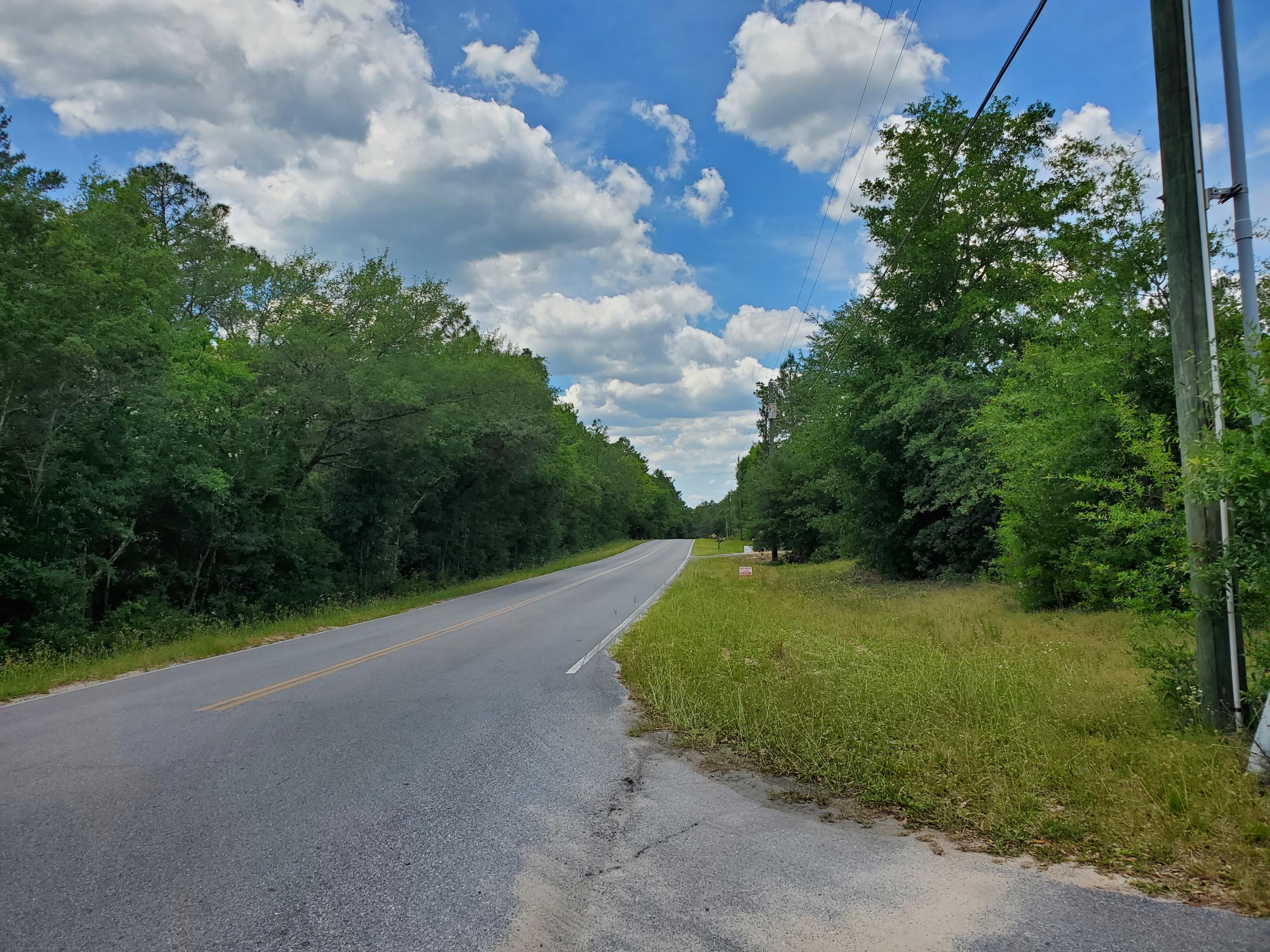 Wooded 1.23 acre corner lot on paved road. Electric and water available. Nice area and just minutes to town. Less than an hour to the most beautiful beaches in Florida. Dimensions are approximate.