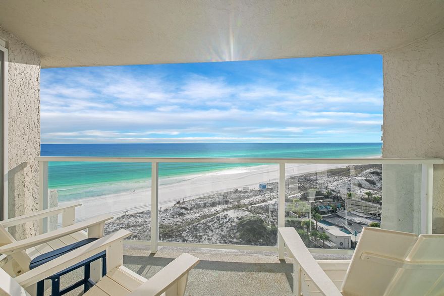 Wake up to sweeping Gulf views and the calming rhythm of the coastline in this beautifully updated two-bedroom, two-bath condo located on the ninth floor of Beachside Two at Sandestin Golf and Beach Resort. Thoughtfully designed to maximize both comfort and scenery, this residence offers an inviting coastal atmosphere with a bright, open layout ideal for relaxed beachside living.The kitchen is well-appointed with granite countertops, stainless steel appliances, ample cabinetry, and a convenient breakfast bar--perfect for casual meals or entertaining. A dedicated dining area flows seamlessly into the living space, where expansive glass doors fill the home with natural light and open to a west-facing balcony overlooking the Gulf. The primary bedroom serves as a peaceful retreat, featuring breathtaking water views that make every morning feel like a vacation. A well-sized guest bedroom provides comfortable accommodations for family or visitors, making this home equally suited for a full-time residence, second home, or vacation rental.

Ownership at Beachside Two includes access to the amenities of Sandestin Golf and Beach Resort, including championship golf courses, tennis facilities, walking and biking trails, a full-service marina, and the vibrant lifestyle of The Village of Baytowne Wharf. Nearby, Grand Boulevard at Sandestin offers premier shopping, dining, and entertainment.

Whether you are seeking a investment opportunity, a refined vacation escape, or a coastal home to enjoy year-round, this gulf-front condo delivers location, lifestyle, and enduring appeal.