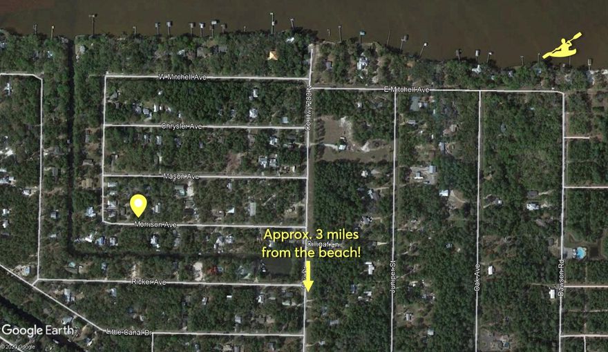 Located in an established Point Washington neighborhood bordering State Forest. The 'Daughettes' is has no HOA or build-out times. This spacious lot is 75' x 150'. Hop in the Bay with your kayak or paddle-board at the nearby access on E Mitchell. For larger boats, access points are located at Hwy 395, Hwy 331 Bridge & Hogtown Bayou.. The nearest Public Beach Accesses is a straight shot down hwy 283, less than 3 miles to Grayton Beach.